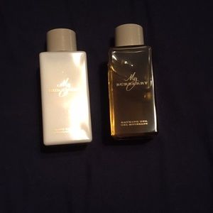 My Burberry lotion and gel